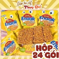 Thùng 24 Snack Mì Enaak Indonesia, Mì Trẻ Em Ăn Liền Vị Gà Truyền Thống 30G, Đồ ăn vặt,