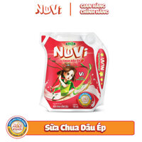 Thùng 24 Túi NuVi Sữa Chua Uống Dâu Túi NuVi Power 110ml