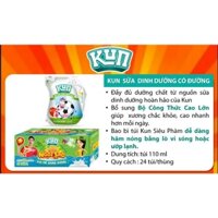 Thùng 24 Túi Sữa Chua Uống KUN Hương Cam 110ml