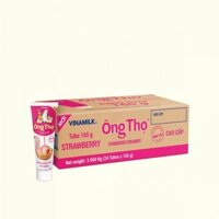 Thùng 24 Tuýp Sữa Đặc Có Đường Ông Thọ vị dâu - Tuýp 165g