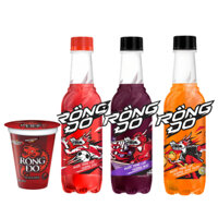 Thùng 24/48 chai/lon nước tăng lực Rồng Đỏ dâu/nho/đào Yuzu 220/330ml