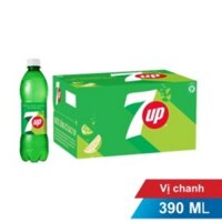 thùng 24chai nước ngọt 7up 390ml đậm đà thơm ngon đúng vi chanh  là nước giải khác có ga uống lạnh ngon tuyệt đỉnh