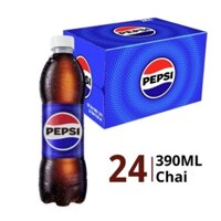 thùng 24chai nước ngọt pepsi 390ml đậm đà thơm ngon đúng vi pepsi côla là nước giải khác bật tung năng lượn cho ngày mới