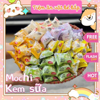 Thùng 2,5kg Bánh Mochi Kem Sữa Vị Sầu Riêng/ Khoai Môn/ Đậu Nành, Bánh Mochi Phủ Dừa Đài Loan, Bánh Mochi Kem Lạnh Food