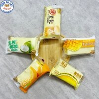 Thùng 2kg Bánh hấp Bông Lan Yipin  Đài Loan Vị đậu nành, sữa dừa, xoài, sầu riêng  - B56T - Ăn Vặt BeeGin
