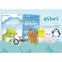 Thùng 3 Bịch Tã Dán Elibell nội địa Nga Siêu Mỏng, an toàn cho bé Bịch Jumbo S76/ M64/ L54