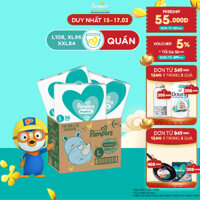 Thùng 3 Gói Tã Quần PAMPERS Giữ Dáng Chống Xệ Size L108/ XL96/ XXL84