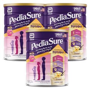 Thùng 3 hộp sữa Pediasure Complete Balanced Nutrition (850g) cho trẻ từ 1 đến 10 tuổi
