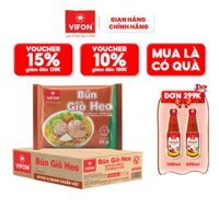 Thùng 30 Bún Giò Heo VIFON 65g  Gói - Thùng 30 gói