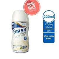THÙNG 30 CHAI SỮA NƯỚC ENSURE ADVANCE PLUS 220ml
