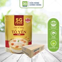 Thùng 30 gói Cháo Bổ Dưỡng Sài Gòn Food Tổ Yến Cá Hồi 240g