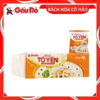 THÙNG 30 GÓI CHÁO TỔ YẾN HƯƠNG VỊ THỊT GÀ OATS CHICKEN INSTANT PORRIDGE GẤU ĐỎ