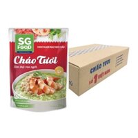 Thùng 30 gói cháo tươi deli SGFood 240g
