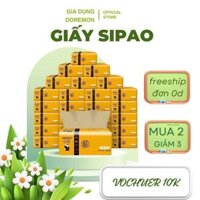 THÙNG 30 GÓI GIẤY ĂN Loại 1 SIPAO 270 tờ,GIẤY SIÊU DAI ,MỀM,KHÔNG CHẤT BẢO QUẢN DOREMON