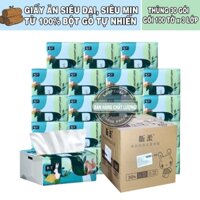 Thùng 30 gói giấy ăn thỏ Yoyo cao cấp nội địa Trung, siêu dai, siêu mịn màng