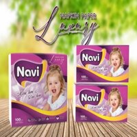 Thùng 30 gói giấy vuông Navi siêu dai mềm mịn
