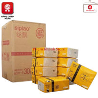 THÙNG 30 GÓI KHĂN GIẤY ĂN GẤU TRÚC SIPIAO HÀNG CHÍNH HÃNG LOẠI 1