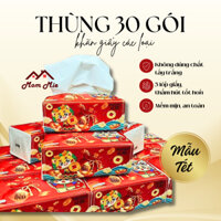 THÙNG 30 GÓI khăn giấy rút các loại, Giấy ăn Sipiao mẫu Tết, Giấy ăn rút 3 lớp siêu dai, mềm mịn. Paper Nakin