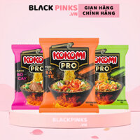 Thùng 30 gói Kokomi Pro vị bò kim chi/canh chua tôm/tôm cay sa tế 75/82g