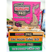 Thùng 30 gói Kokomi Pro vị Canh chua, Tôm đỏ, Kim chi bò (30 gói x 75g)
