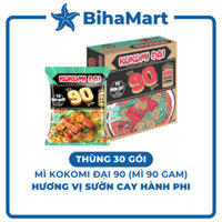 [THÙNG 30 GÓI] - MASAN - Mì Kokomi Đại 90 Sườn cay hành phi, Mì Kokomi 90 Sườn cay hành phi, Mì Kokomi 90 Đại (90g/gói)