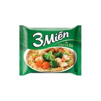 Thùng 30 gói mì 3 Miền chay lá đa 65g