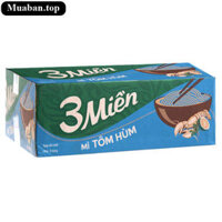 Thùng 30 gói mì 3 Miền tôm hùm 65g