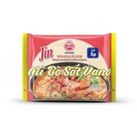 Thùng 30 gói mì ăn liền Jin vị bò sốt vang 80g