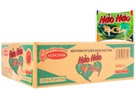 Thùng 30 gói mì chay Hảo Hảo rau nấm 74g