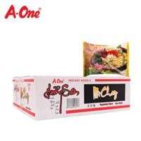 THÙNG 30 GÓI MÌ CHAY HƯƠNG SEN VEGETARIAN FLAVOR INSTANT NOODLES A-ONE