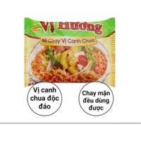 Thùng 30 gói mì chay Vị Hương canh chua 65g