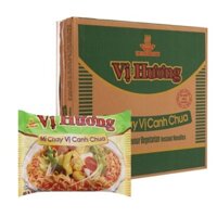 Thùng 30 gói mì chay Vị Hương canh chua 65g