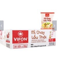 Thùng 30 gói mì chay vifon lẩu thái 65g