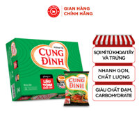 Thùng 30 gói mì Cung Đình lẩu tôm chua cay 80G
