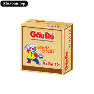 Thùng 30 gói mì Gấu Đỏ bò bít tết 63g