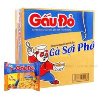 Thùng 30 Gói Mì Gấu Đỏ Gà Sợi Phở 63G/Gói