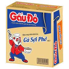 Thùng 30 gói mì Gấu Đỏ tôm chua cay 63g