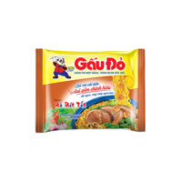 Thùng 30 gói mì Gấu Đỏ vị bò bít tết 63g