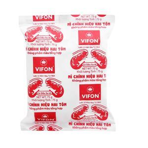 Thùng 30 gói mì Hai Tôm Vifon 75g