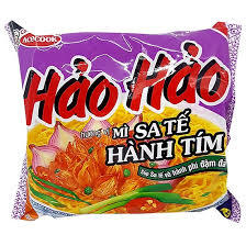 Thùng 30 gói mì hảo hảo sa tế hành tím 75g