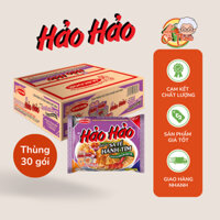 Thùng 30 Gói Mì HẢO HẢO Vị Sa Tế Hành Tím 75g