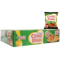 Thùng 30 gói mì khoai tây Cung Đình lẩu tôm chua cay 80g