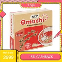 Thùng 30 gói mì khoai tây Omachi xốt bò hầm 80g