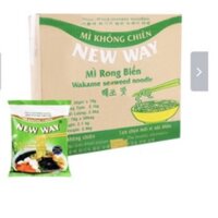 Thùng 30 gói mì không chiên new way rong biển gói 70g