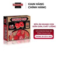 Thùng 30 Gói Mì Kokomi Đại 90 Tôm Chua Cay Gói 90g _Ăn vặt đậu đậu86