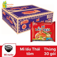 Thùng 30 gói mì Lẩu Thái tôm 81g