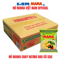 THÙNG 30 GÓI - MÌ MAMA CHAY HƯƠNG RAU CỦ 60G