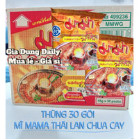 [THÙNG 30 GÓI] Mì MaMa Chua Cay Sốt Kem Tom Yum Thái Lan. (55g x 30 gói) MÌ CAY THÁI LAN DAILY HOME.