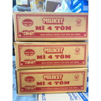 Thùng 30 Gói Mì Miliket 4 Tôm (30 gói x 80g)