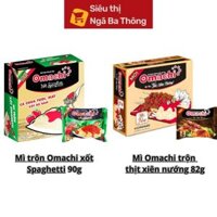 Thùng 30 gói mì Omachi mì trộn xốt Spaghetti/thịt xiên nướng sợi mì được làm từ khoai tây thơm ngon
